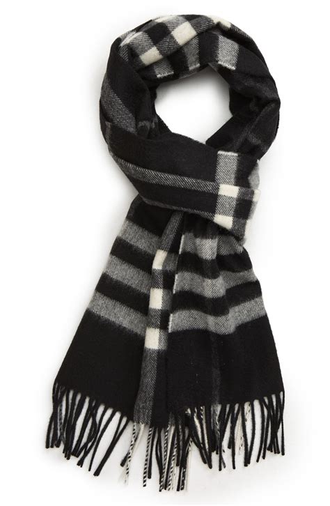 burberry cashmere scarf black|burberry cashmere scarf review.